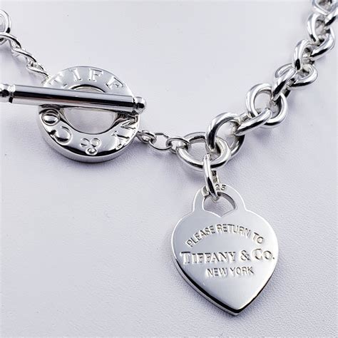 replica return to tiffany toggle necklace and bracelet|authentic tiffany heart toggle necklace.